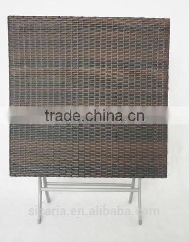 outdoor furniture folding rattan table