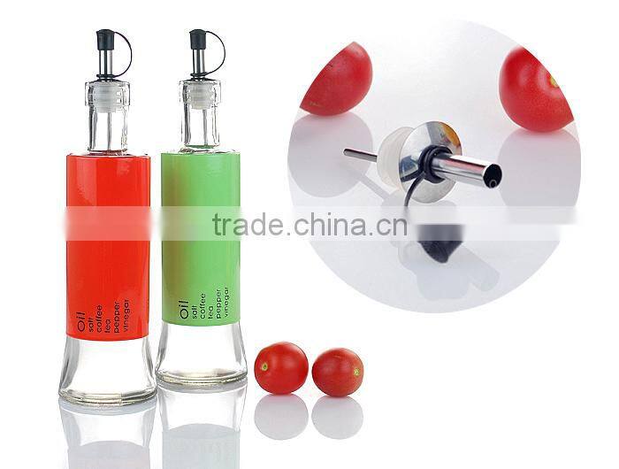 hot sale glass grand oil and vinegar bottle drizzler
