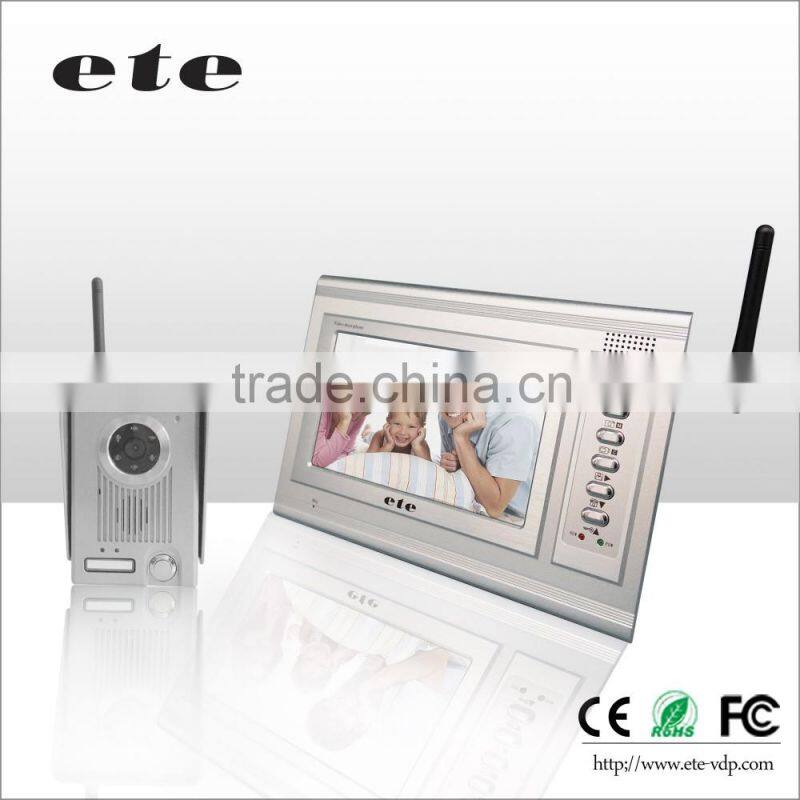 Factory price 7 inch waterproof 2 way wifi intercom system