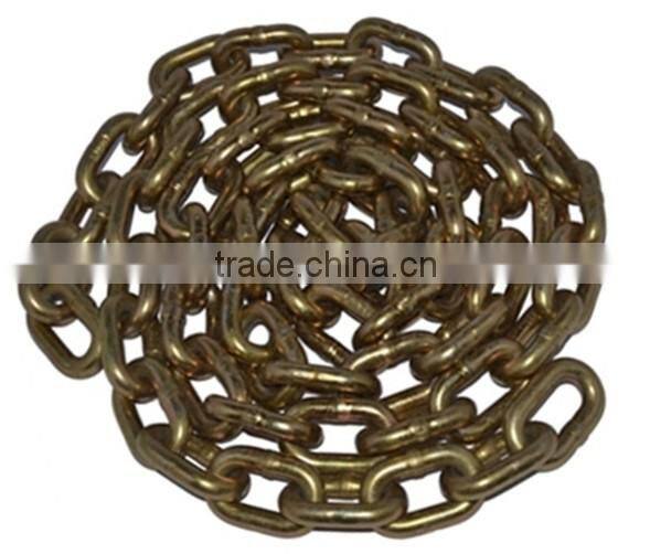 NACM96 Standard Transport Link Chain,US Standard G70 Link Chains ,Color Zinc Plated welded Link Chains