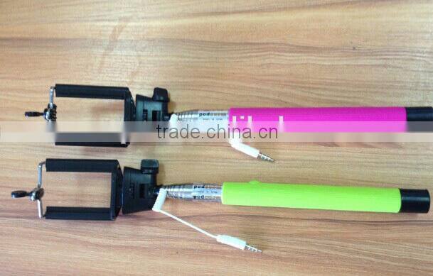 2014 hot sale monopod handheld self-timer taking self-portraits and videos has never been easier(without bluetooth)