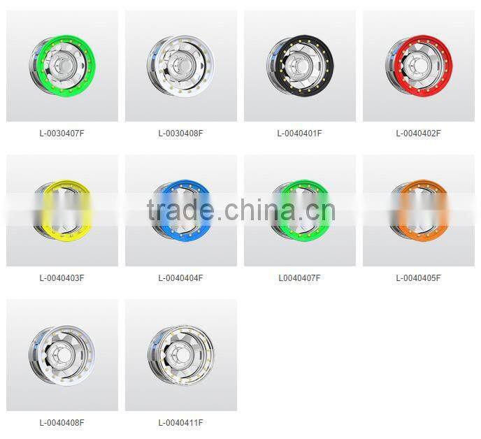 Imitation beadlock 4x4 steel rims for all offroad cars