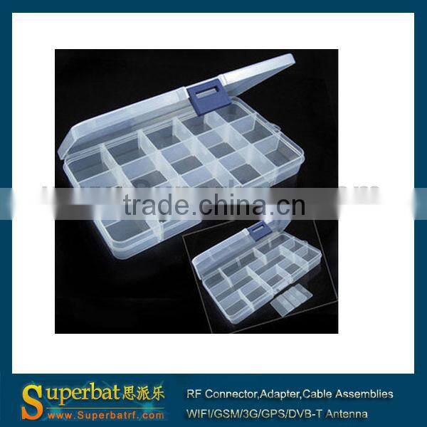 Adjustable 15 Plastic Compartment Storage Box