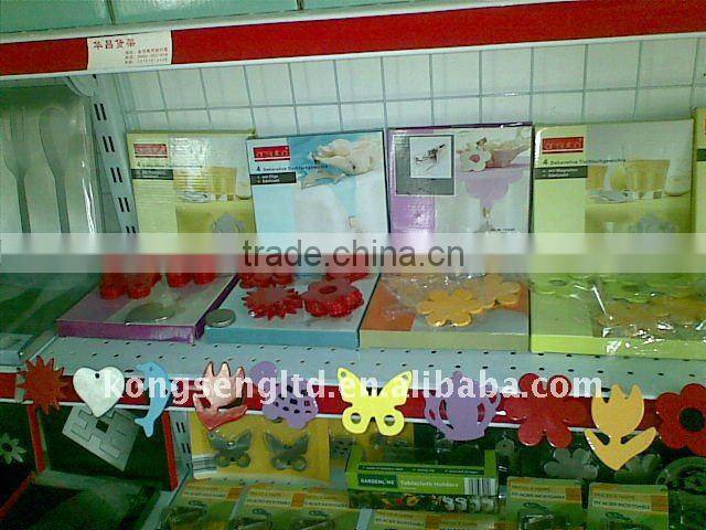 flower shape metal tablecloth clips