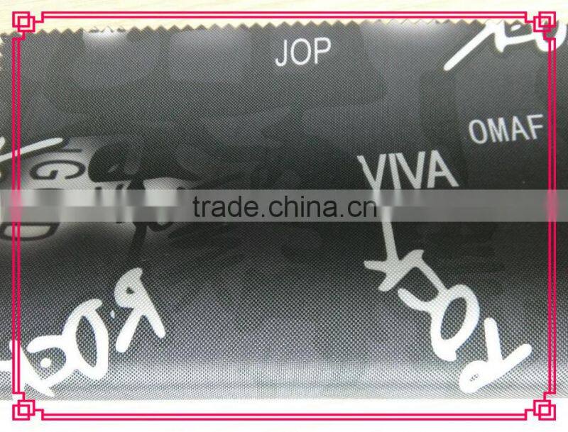 2015 top sale 100% polyester fabric textile 3d printing for home