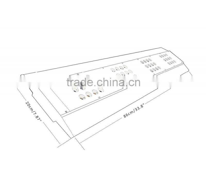 2016 hot selling programmable full spectrum coral reef used led aquarium light