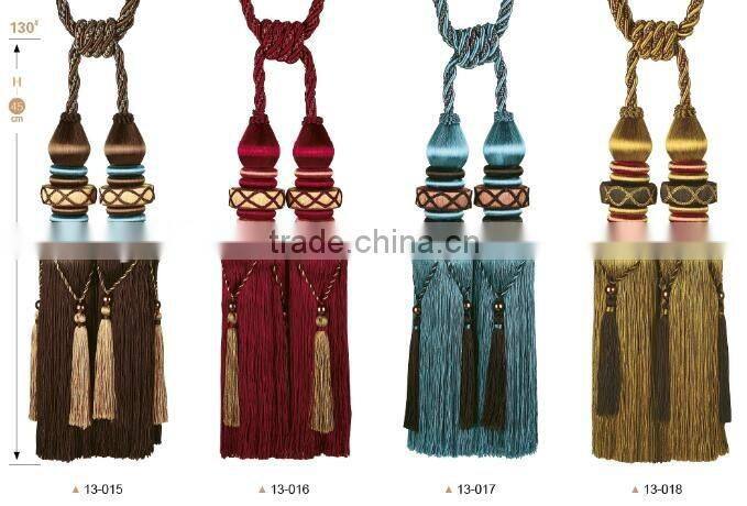 high quality decorative curtain tassel