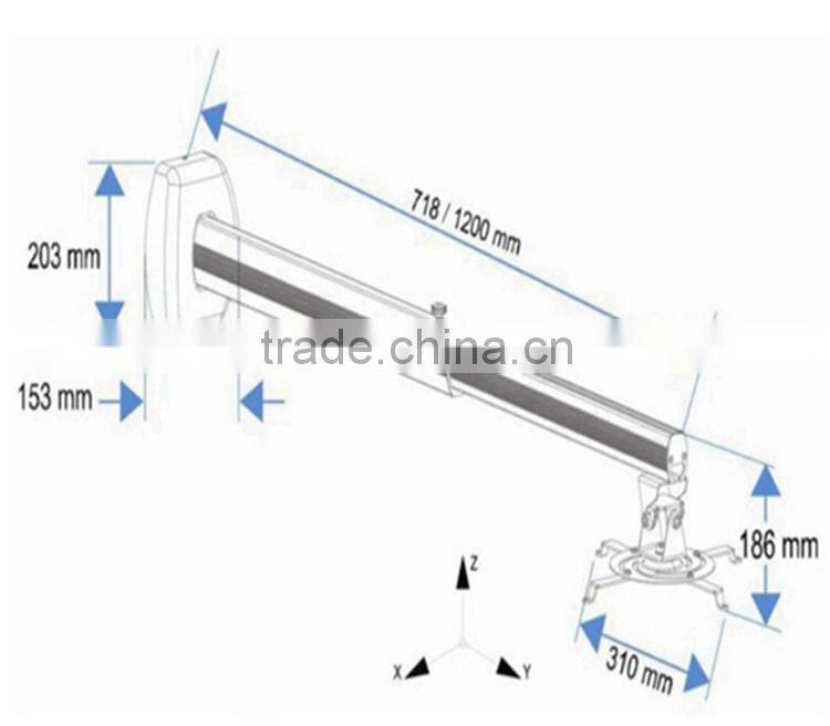 short throw projector mount wall ceiling