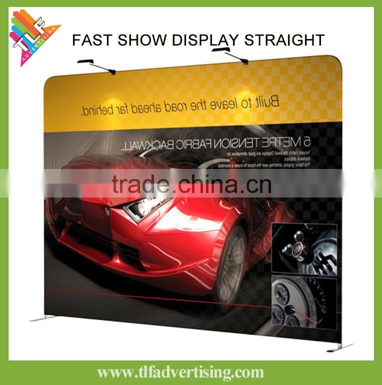 Pop Up Tension Fabric Display, 3x4 Fabric Tension Display.