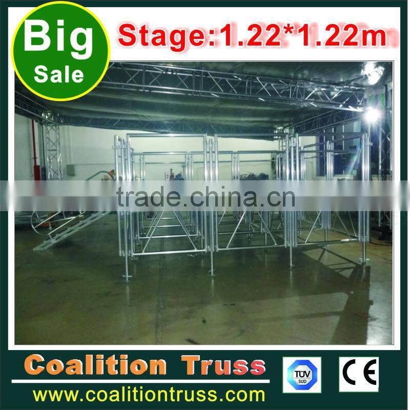 Transparent catwalk stage glass stage acrylic stage