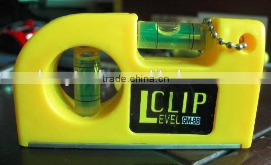magnetic pocket level clip spirit level