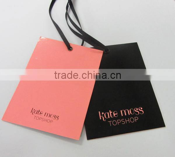 Custom printable lothes label swing clothing hang tag