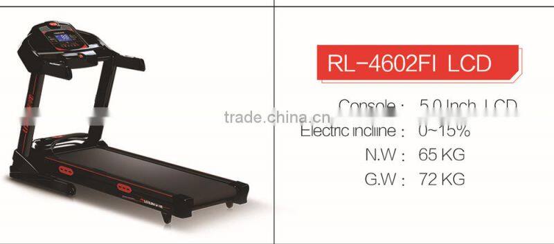 Home use cheap run electric treadmills with 460mm running board speed range 1-16km/h