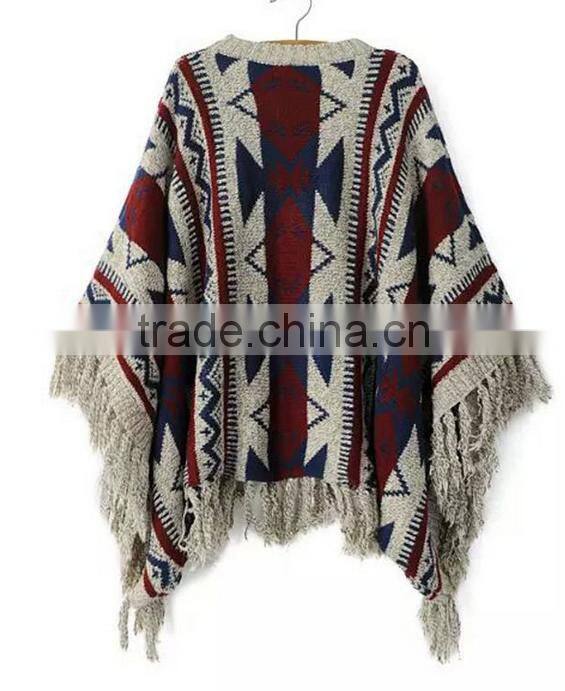 Wool poncho, Knit Poncho, woolen sweater designs for ladies