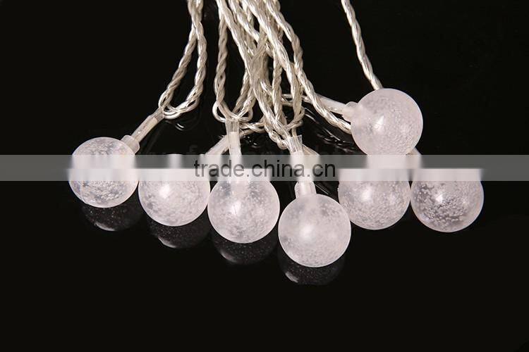 TZFEITIAN warm white round ball led string lights with CE ROHS approval