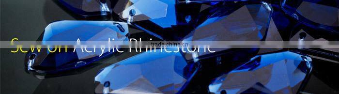 In Stock Product Sky Blue Color Decorative Acrylic Plastic Stone for Bracelet