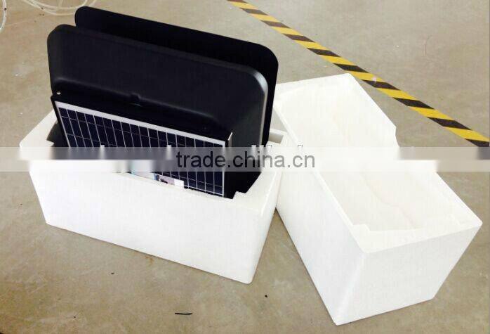 Solar powered roof mount solar exhaust vent