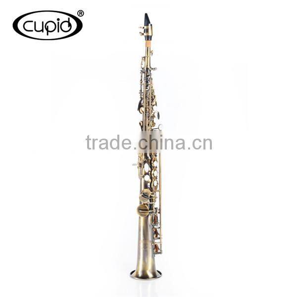 YSS-301107 Cupid Profession High class antique brass Soprano saxophone
