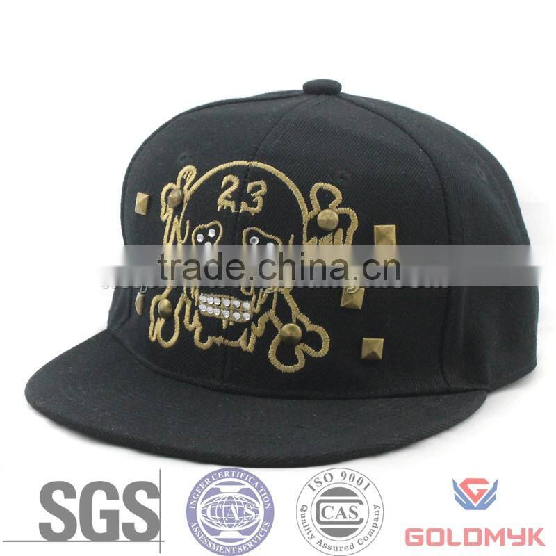 Custom Fitted Cap with Flat Bill