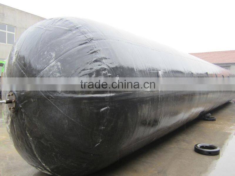 Air-filled rubber airbag for boat salvage