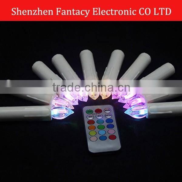 XMAS remote controlled Rechargeable Led Candle