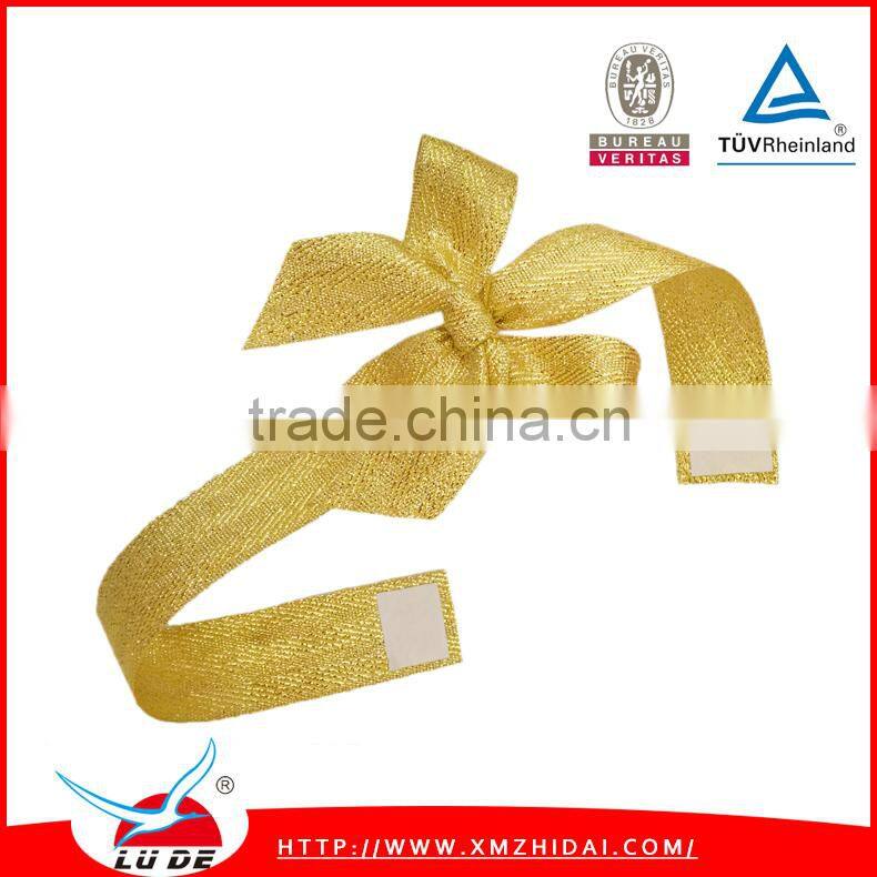 2015 Wholesale New arrival custom glitter metallic ribbon