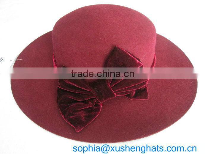 Oversize Fedora Floppy Ladies Wide Brim Winter Wool Felt Hat