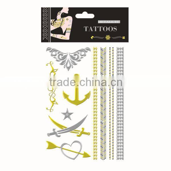 Metallic non-toxic Flash tattoo