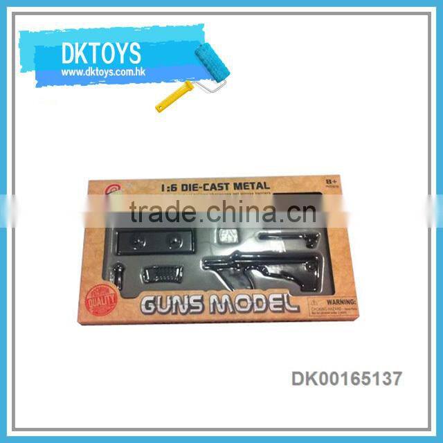 Newly 1:6 Scale Self Assembly Die Cast Toy Gun