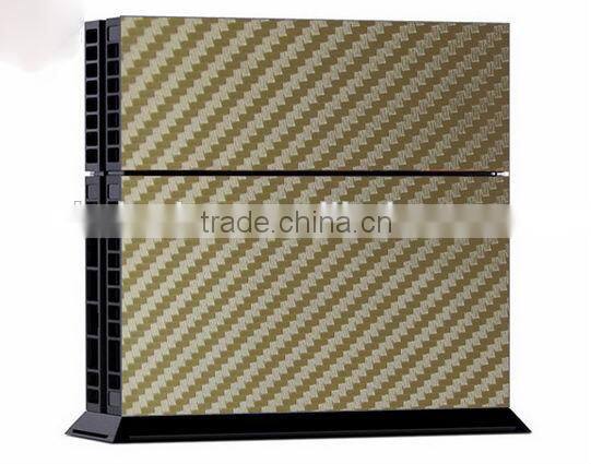 carbon fiber skin sticker for video games ps4 console and controller