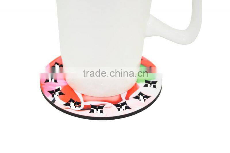 2016 Promotional custom engraving MDF personalised coaster mdf board price