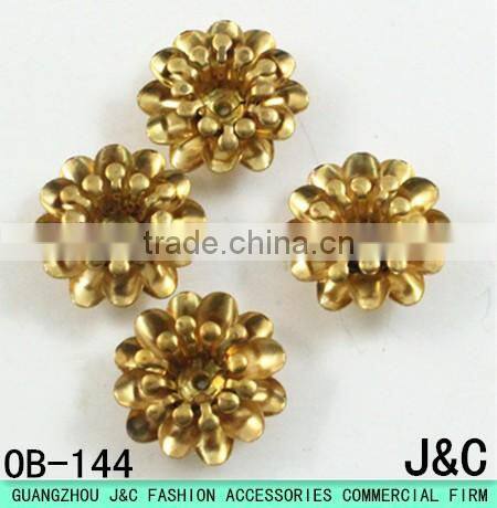 The latest sandals ornaments gold flower copper