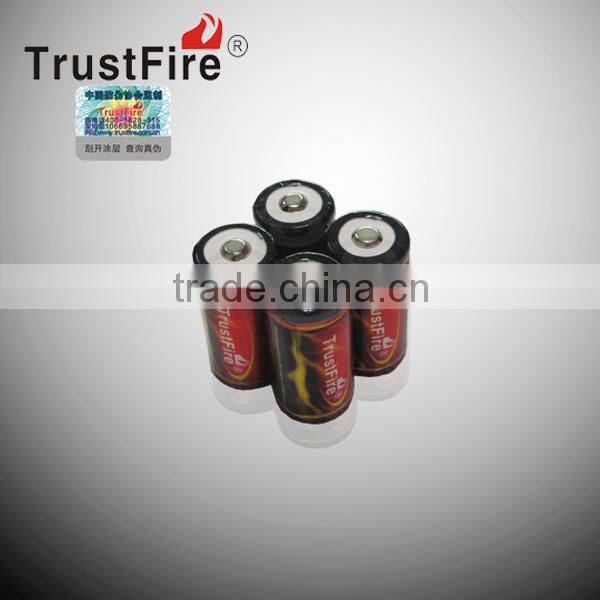 2013 trustfire tr18350 battery 3.7v li-ion battery rechargeable high voltage 3.7v 1200mah trustfire icr 18350 battery