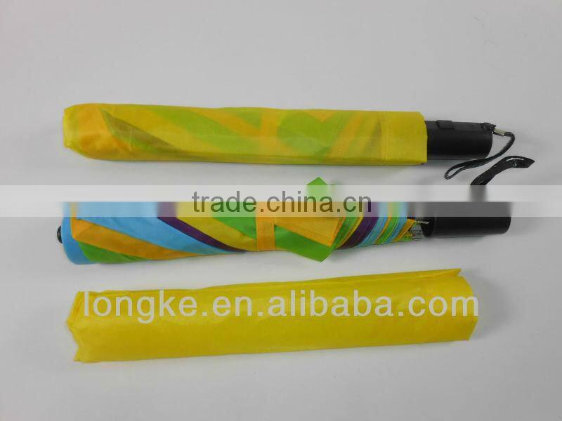 21"*8K auto open&closed 2 fold umbrella