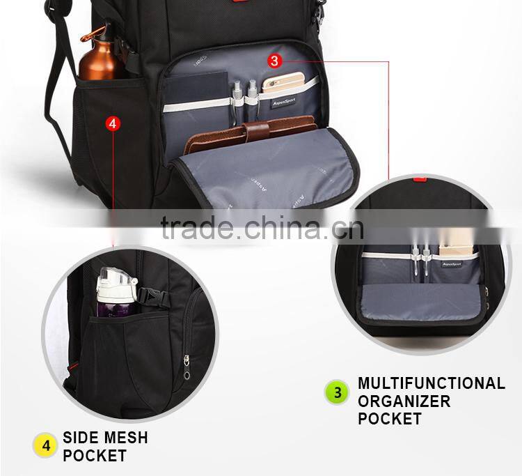 Fashion water resistant strong laptop backpack bag for new products 2016