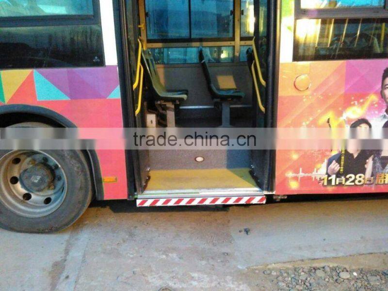 Handicap disabled Manual Wheelchair Ramp Slope for City Bus with CE certificate