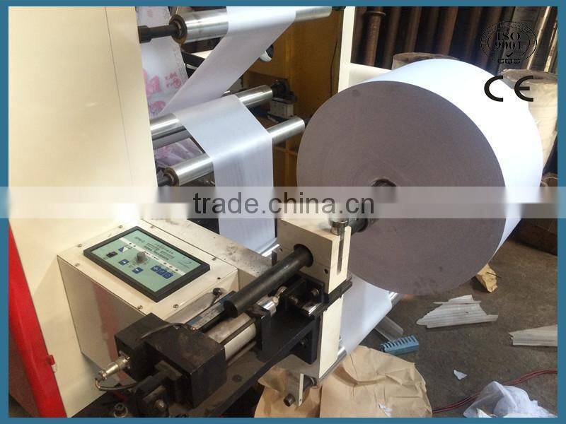 Four /Six Colors Plastic Film Flexographic Printing Machine