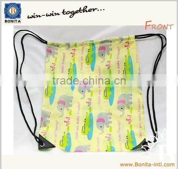 Promotion drawstring backpack, shoes drawstring bag