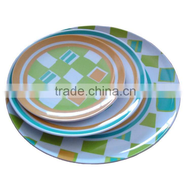Round Melamine Deep Plates And Dishes