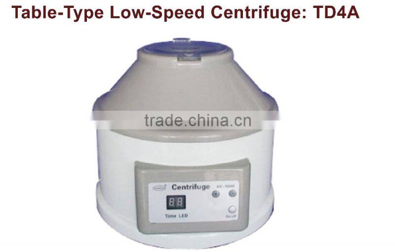 2016 new design table type low speed general centrifuge