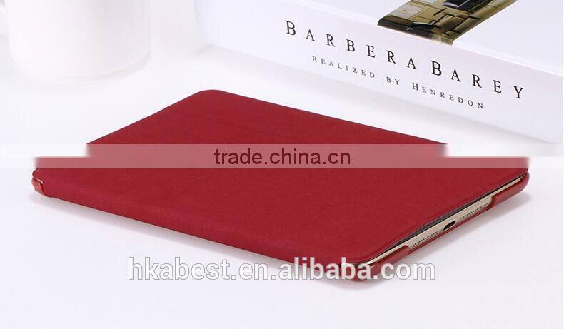 IFC002 Super Slim Smart cover case for apple ipad air 2 case/ ipad 6 case,ultra flip leather stand cases,can print custom logo
