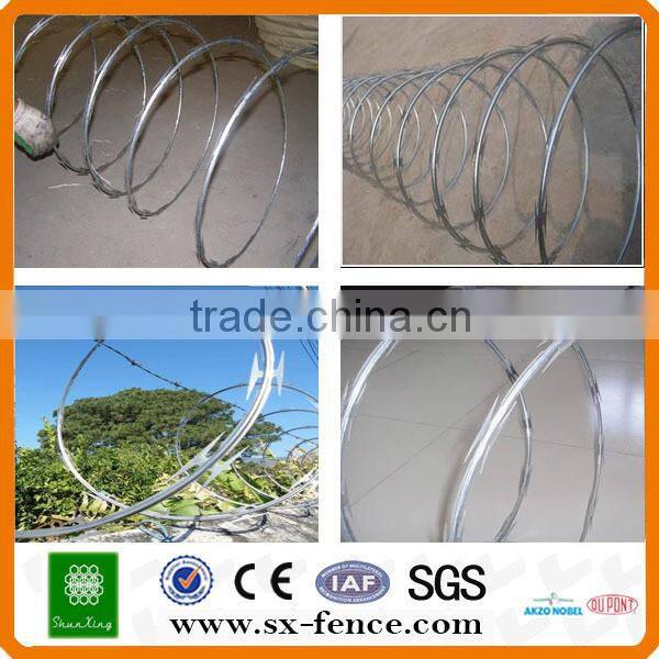Galvanized Cheap BTO CBT Type Razor Wire Concertina Wire Price