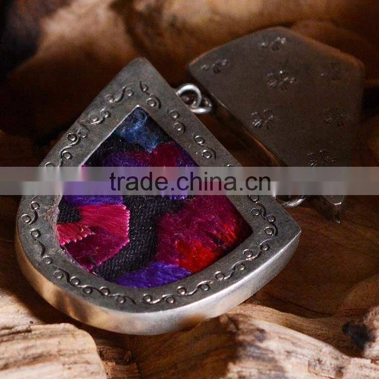 Fashion pendant necklace jewelry embroidery miao necklace used for women clothing