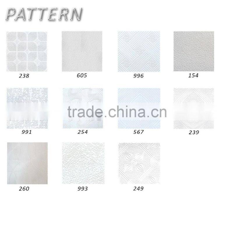 Morden Office PVC Laminated Gypsum ceiling pop design