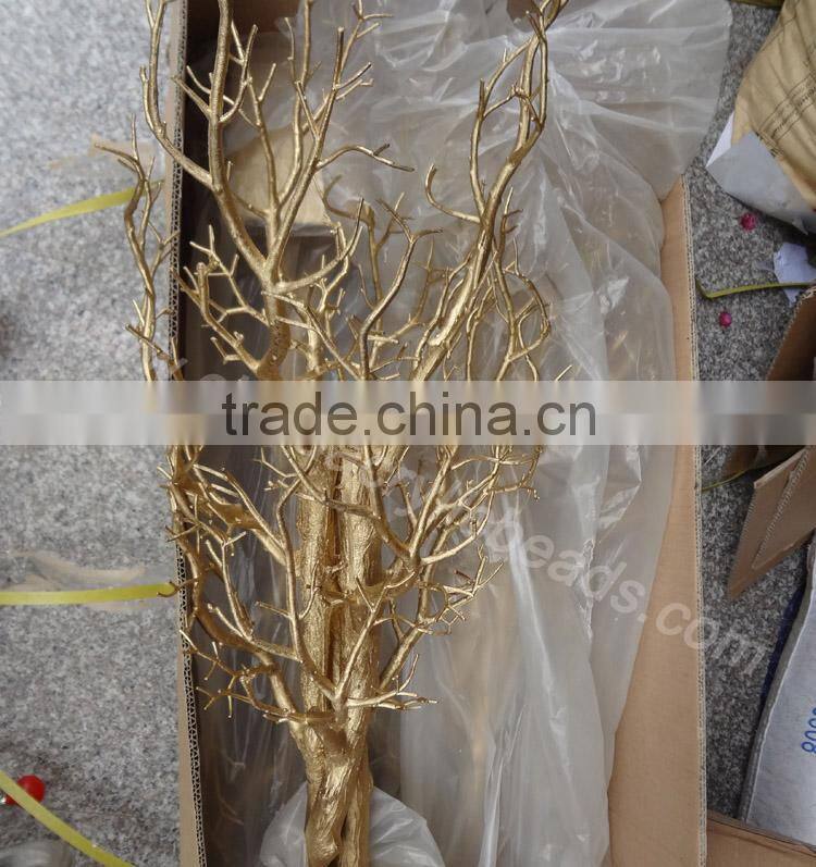 90CM silver mantaniza wish wedding tree with bead garland table artificial plastic tree