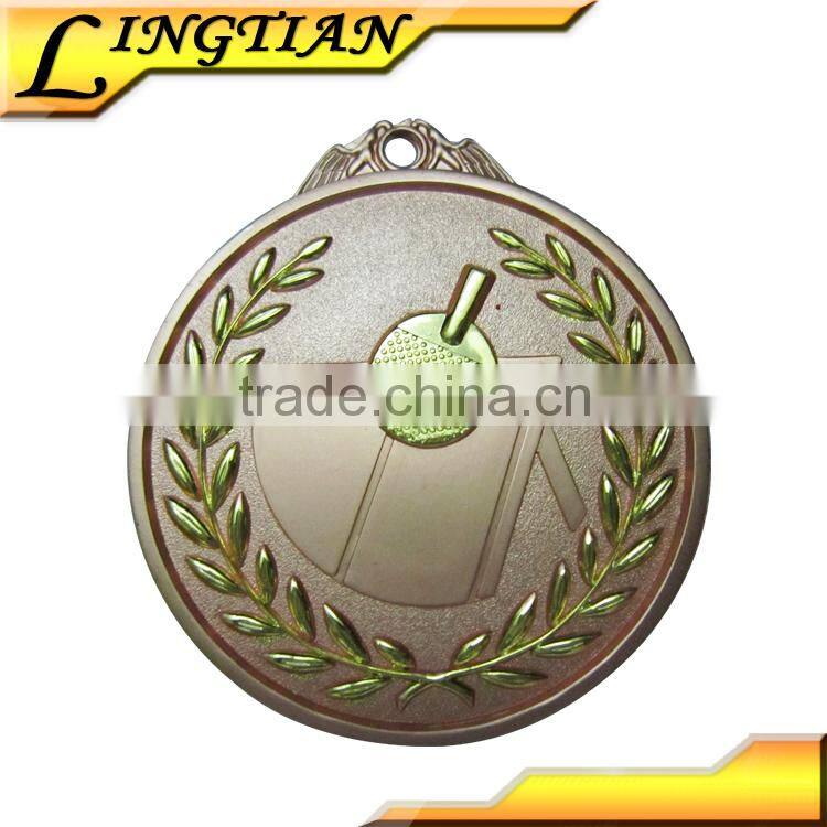 two-ton plating table tennis medal