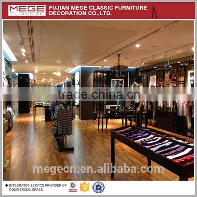 Clothes Retail Store Wood Belt Display Stand