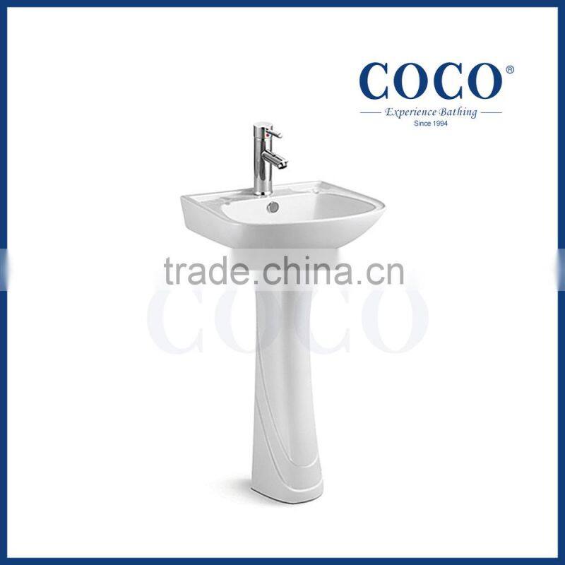 K-E4019 Ceramic bathroom lavatory wall hung washing basin