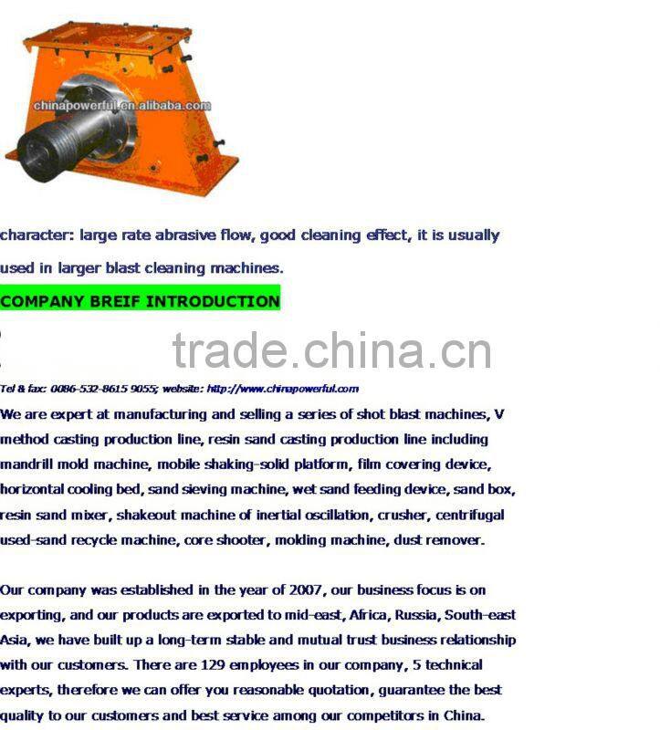 Q37 hook type shot blasting machine/hanger sand blasting machine/lift hook shot blasting