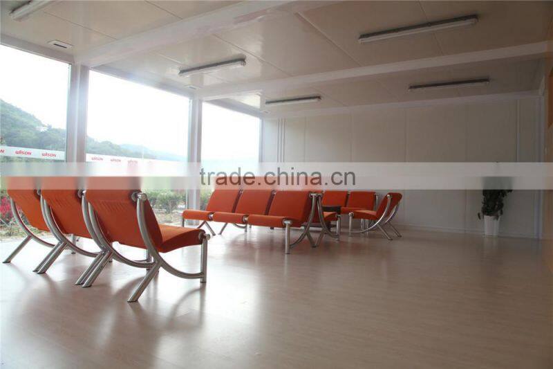 Movable foldable prefabricated container house two floors